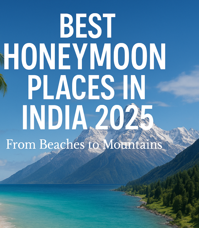 Best Honeymoon Places in India 2025 – From Beaches to Mountains